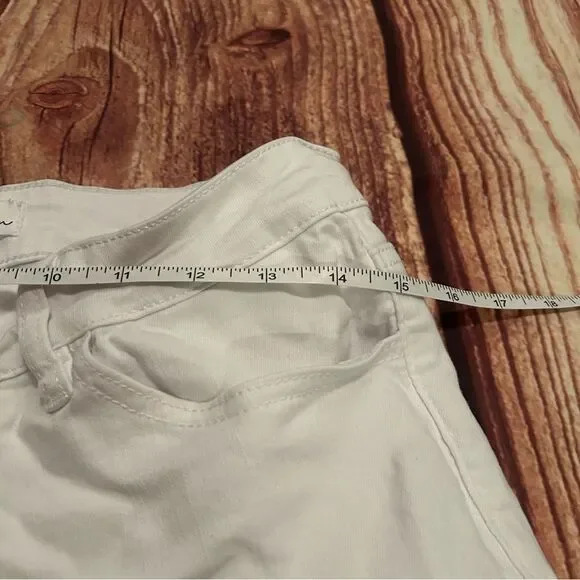 Women’s KanCan White Skinny Jean Raw Edge Ankle 11/29 - Picture 3 of 7